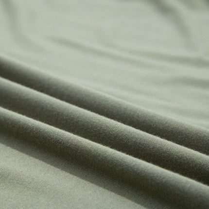 Laurel Green Solid Color Oversize Tee Tie Wrap Mini Skort 2pcs Set