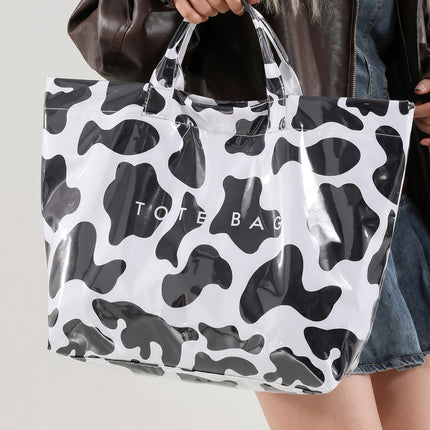 Red Leopard Tote Bag