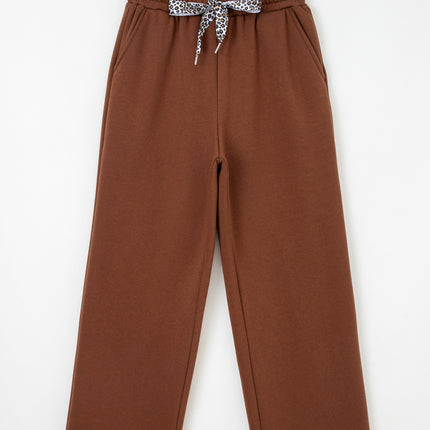 Black Elastic Waist Pants
