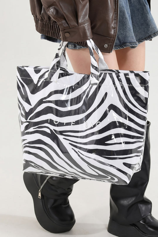 Red Leopard Tote Bag