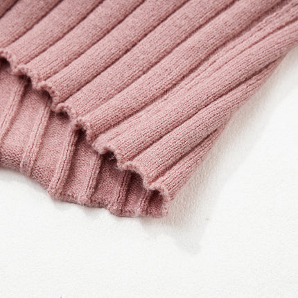 Goat Mixed Texture Knit Button V Neck Sweater Cardigan