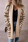 Black Stripe / S / 50%Viscose+28%Polyester+22%Polyamide