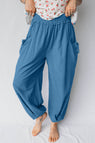 Prussian Blue / S / 55%Cotton+45%Viscose