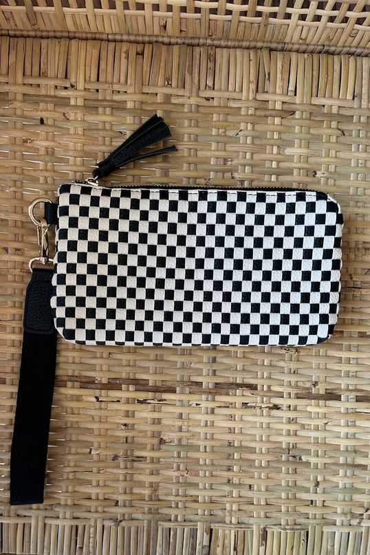 Patterned Leather Wallet