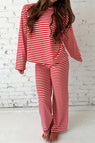 Red Stripe / S / 95%Cotton+5%Elastane