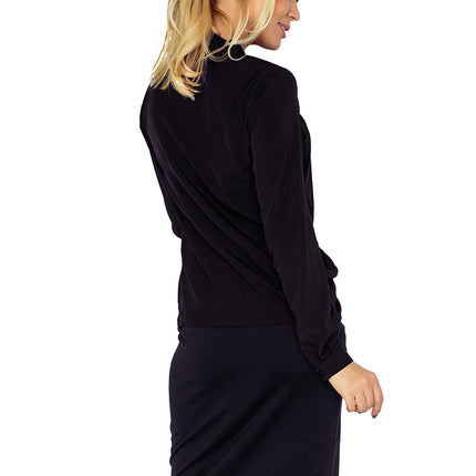 Blouse with bond - black 140-5